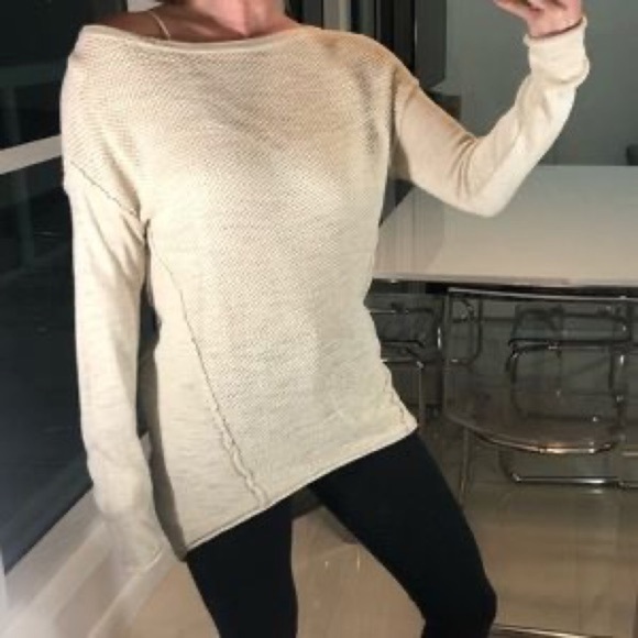 Anthro’s Michael Stars,Deconstructed Oversized Sweater,Extra Long Sleeves,Size S - Picture 1 of 12